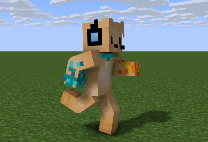 a minecraft figure